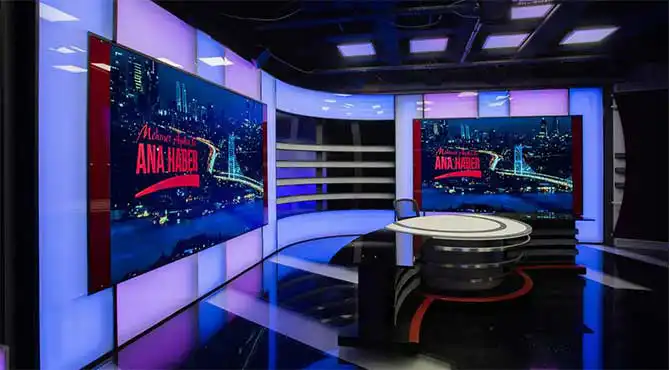 TV Station Indoor LED Wall Screen Solutions