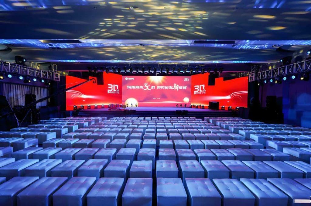 When selecting an LED screen for a banquet hall, prioritize the following features: