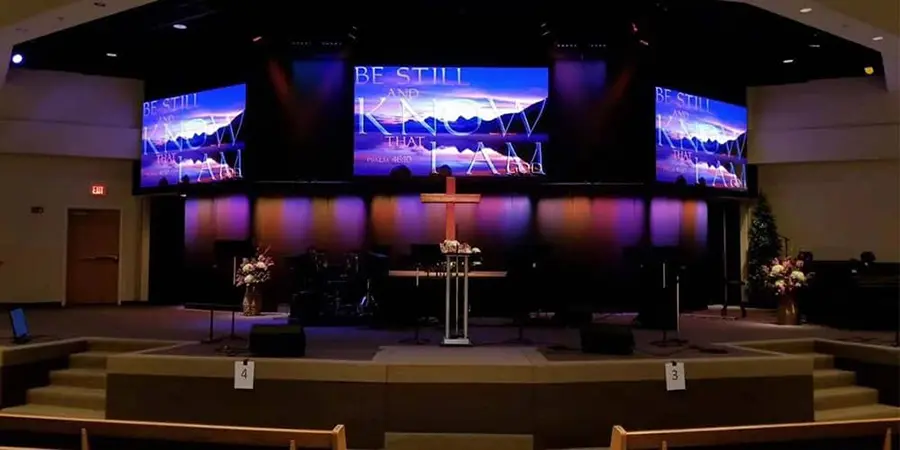 High-Definition Moisture-Proof Church LED Display Screen Design and Solutions