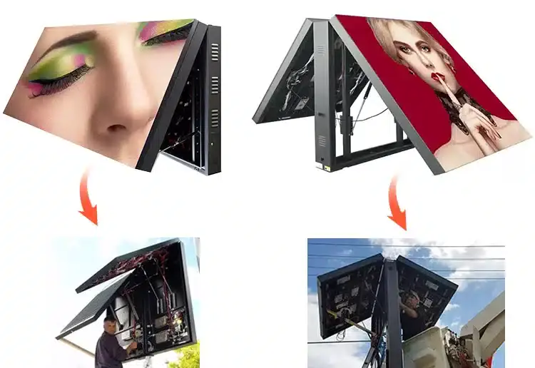 Double-Sided Visibility, Single Power Source