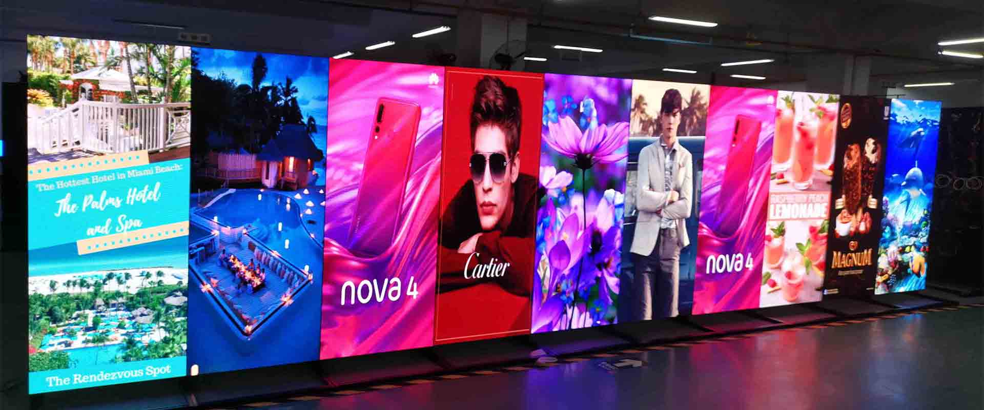 Integration of LED Displays with the Internet of Things