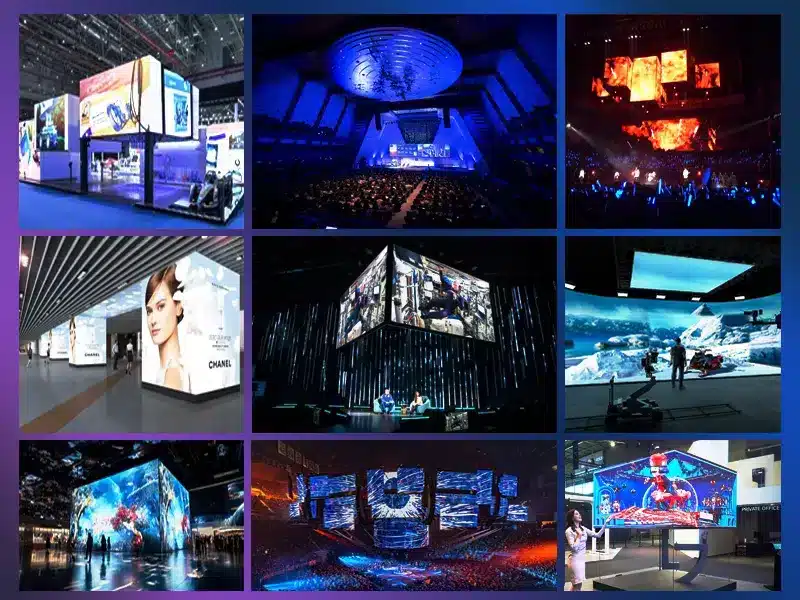Modern LED technology consumes significantly less power than legacy display options like plasma or LCD video walls