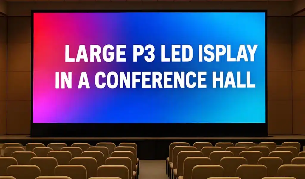 LED walls offer a sophisticated finish.