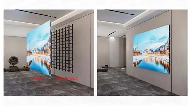 LED Screen Wall on Wall Mounted