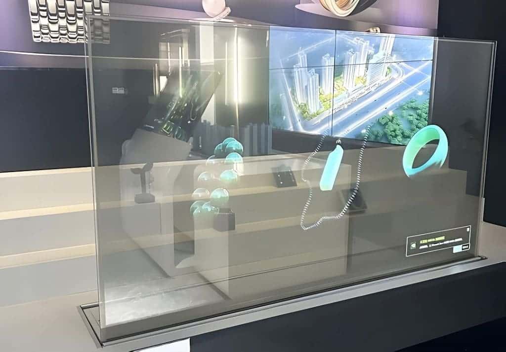 Applications of Immersive 3D Transparent LED Screens